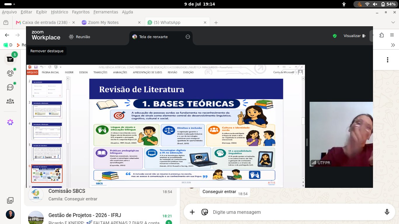 1ª  Simpósio Brasileiro de Computação para Surdos (SBCS) - foto 5